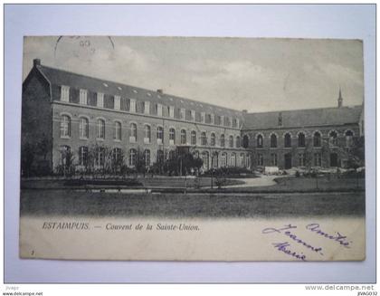 ESTAIMPUIS  (Belgique)  :  COUVENT  de la  SAINTE-UNION