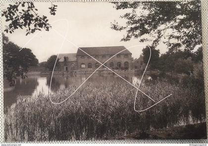 ESTINNES Vellereille-les-Brayeux Séminaire BONNE-ESPERANCE étang intérieur CP cachet à étoiles BONNE-ESPERANCE 1943