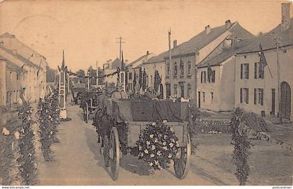 Belgique - ETALLE (Lux.) Manifestation patriotique des 18 & 19 juillet 1920 en l'honneur de martyrs de Rossignol - La tr