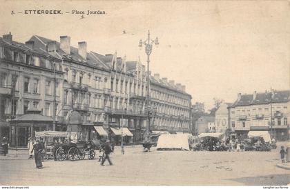 CPA BELGIQUE / ETTERBEEK / PLACE JOURDAN