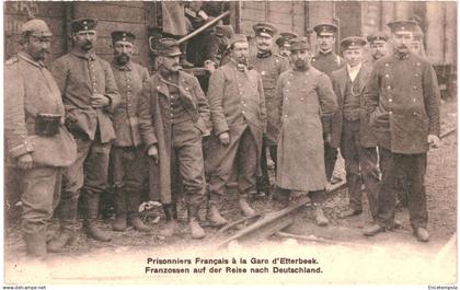 CPA Carte Postale Belgique Bruxelles Etterbeek Gare Prisonniers Français  VM92274ok
