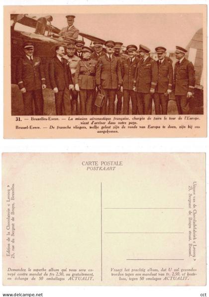 Bruxelles Evere   Aérodrome   La mission aéronautique française ... tour de l'Europe   AVION AVIATION