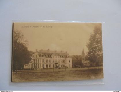 CHÂTEAU DE WALEFFES Vu du Parc Carte Postale Postcard PK CP