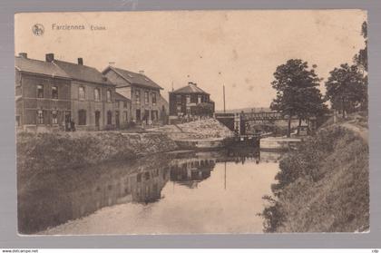 cpa farciennes   écluse  1923