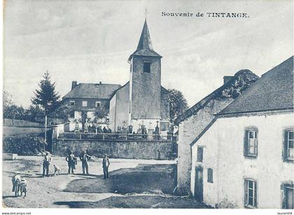 FAUVILLIERS. TINTANGE.  SOUVENIR DE TINTANGE.  BELLE ANIMATION.