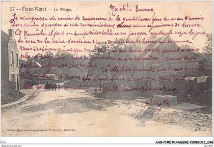 EMI-AABP1-0025-BELGIQUE - FRANC-WARET - Le village