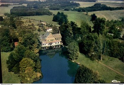 CPSM Ferrieres en Brie (S et M) Vue aerienne La Taffarette