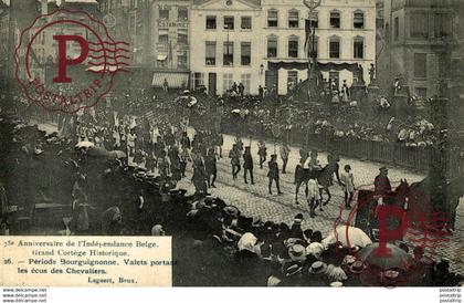 BRUXELLES  FETES DU 75 ANNIVERSAIRE DE L'INDEPENDANCE BELGE