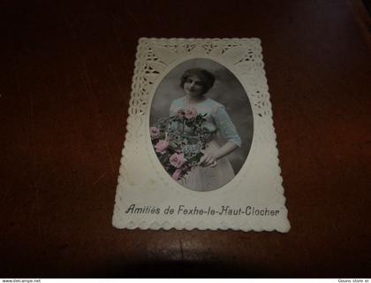 BC28-25 Cpa Souvenir - Bonjour - AMitié - Kus  - Baiser -  Pensée  -    : de Fexhe le Haut Clocher