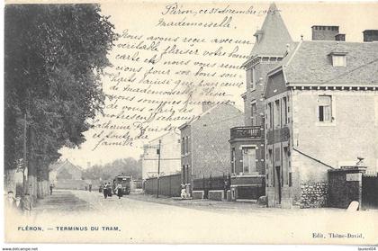 FLERON.  TERMINUS DU TRAM.  ANIMATION.  TRAM.jpg