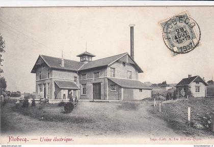 Flobecq - Usine Electrique - animée