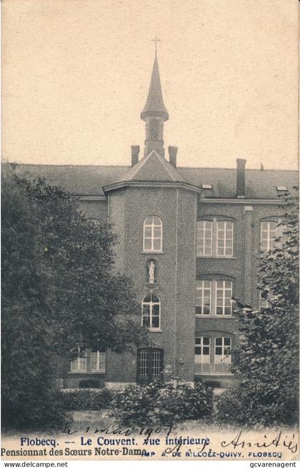 FLOBECQ  VLOESBERG   LE COUVENT VUE INTERIEURE    2 SCANS