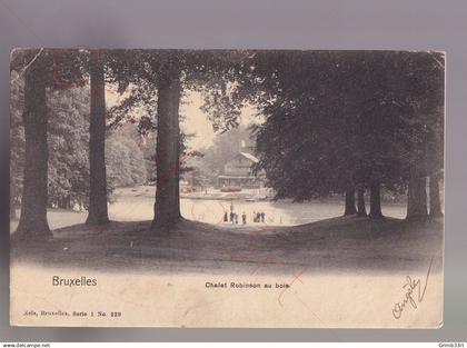 Bruxelles - Chalet Robinson au bois - postkaart