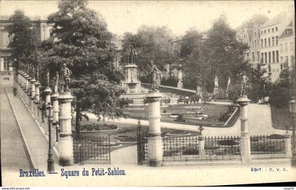 CPA Bruxelles Square du Petit Sablon