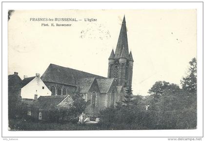 CPA - FRASNES LEZ BUISSENAL - L'Eglise  //