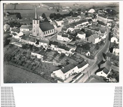 carte ( format 15 x 10,5 cm ) FROIDCHAPELLE  vue aérienne