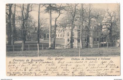 ENVIRONS DE BRUXELLES    CHATEAU DE STEENHAULT A VOLLEZEEL