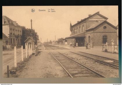 GAVERE     LA GARE. DE STATIE