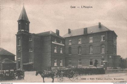 BELGIQUE - geer - l'hospice - edit fremal charlier - carte postale ancienne -