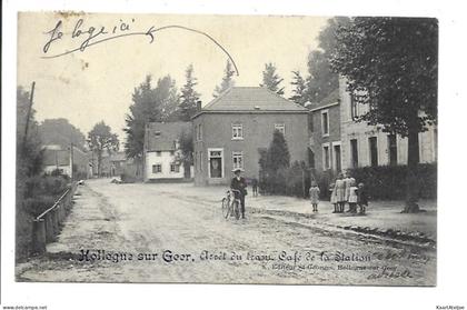 Hollogne sur Geer - Arrêt du tram - Café de la Station.