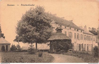 BELGIQUE - Rummen - Orientecklooster - Couvent - Bâtiment - Chaume - Jardin - Ed A Rietjens - Carte postale ancienne