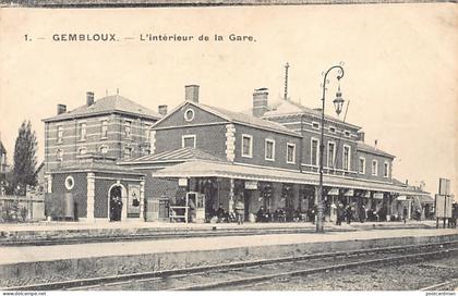 Belgique - GEMBLOUX (Namur) Intérieur de la gare