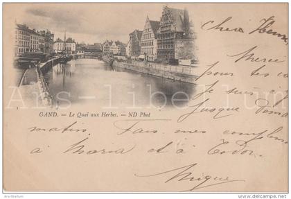GENT / GHENT / GAND / Quai aux Herbes / Graslei
