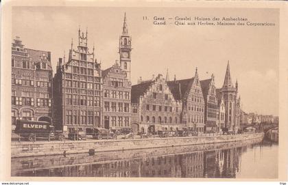 Gent - Graslei, Huizen der Ambachten