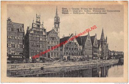 Graslei - Huizen der Ambachten - Gent