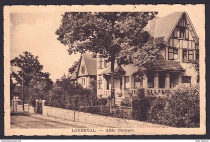 +++ CPA - LOVERVAL - Gerpinnes - Allée Centrale  //