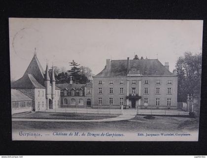 Gerpinnes Château de M. de Bruges de Gerpinnes