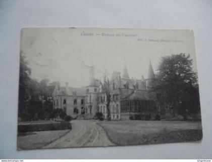 GESVES Entrée du Château Carte Postale AK PK CP