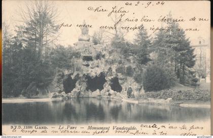 GENT       LE PARC.  MONUMENT VANDEVELDE