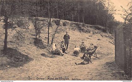 Belgique - ORROIR (Hainaut) Mont de l'Enclus - Sablière