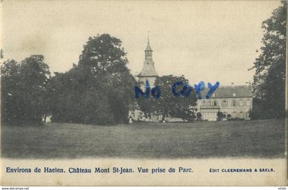 HALEN :  chateau Mont St-Jean :  parc    ( perfecte staat )