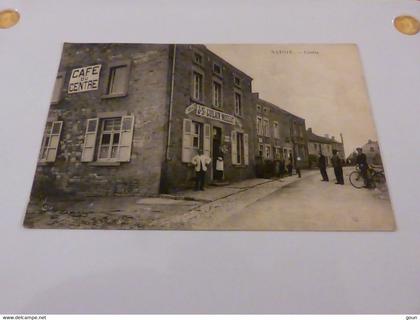 Cpa Natoye Hamois Centre Café Guilain Mossiat  Belle animation