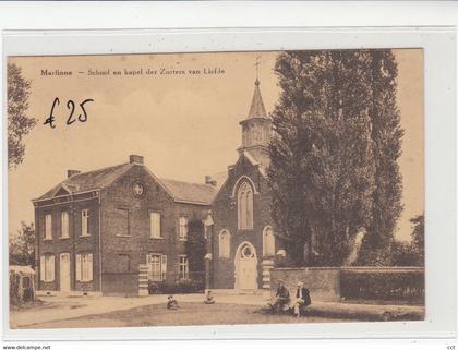 Mechelen-Bovelingen  Marlinne     Heers  School en kapel der Zusters van Liefde