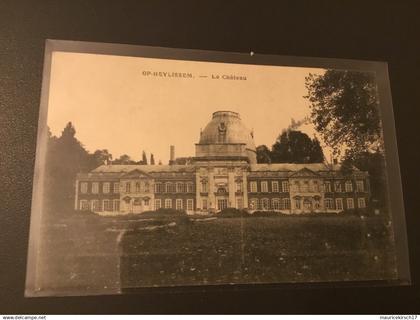 Belgique carte postale opheylissem chateau helecine