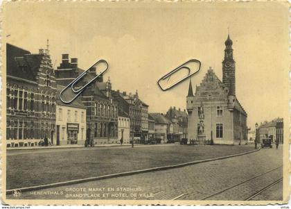 HERENTALS :        (  groot formaat 15 x 10.5 cm )