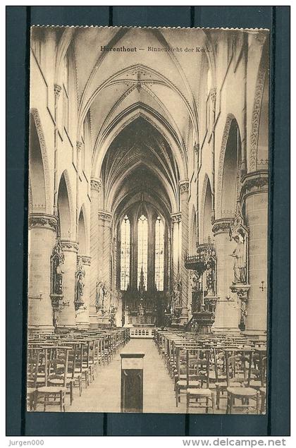 HERENTHOUT: Binnenzicht Der Kerk, niet gelopen postkaart (Uitg Heylen) (GA19340)
