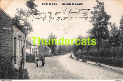 CPA HERK DE STAD HERCK LA VILLE CHAUSSEE DE HASSELT