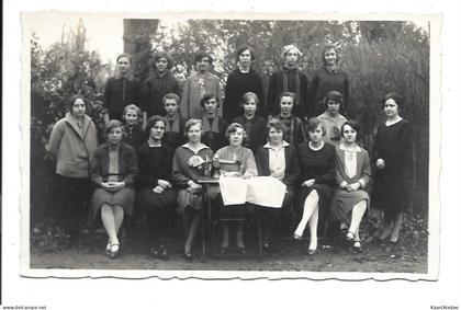 Fotokaart Herk-de-Stad - Klasfoto (Photo L. Strauven).