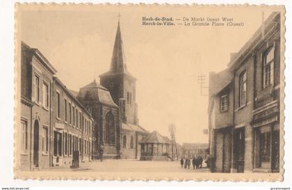 HERK DE STAD     DE MARKT  ( NAAR WEST )