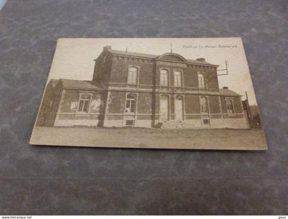 Cpa Héron Couthuin Maison communale