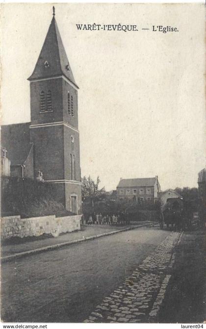 HERON.  WARET L'EVEQUE.  L'EGLISE. ANIMATION..