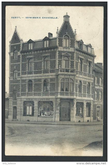 CPA - HERVE - Imprimerie Chandelle   //