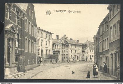 +++ CPA - HERVE - Rue Jardon   //