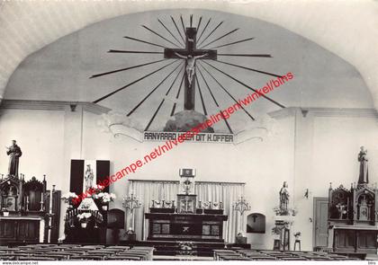 Heusden-Berkenbos - binnenzicht kerk St-Valentinus - Heusden-Zolder