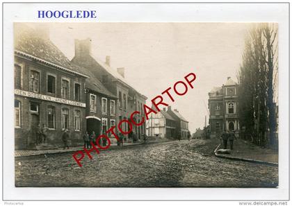 HOOGLEDE-Commerce-Carte Photo allemande-Guerre 14-18-1WK-BELGIQUE-BELGIEN-Flandern-