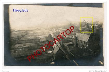 MOULIN a Vent-WINDMÜHLE-Hooglede-Carte Photo allemande-Guerre14-18-1WK-Belgien-Belgique-